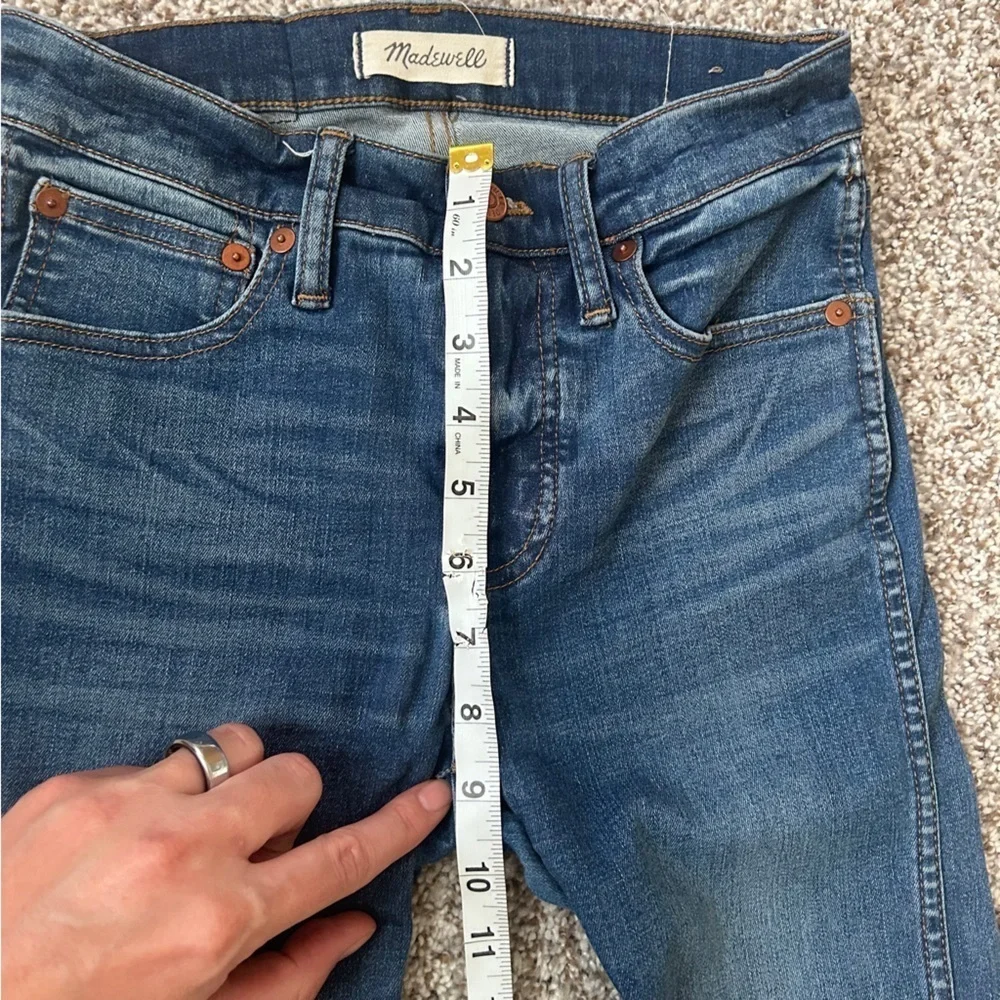 Madewell 9 Inch High Rise Skinny Jeans Denim Stretch Casual 24